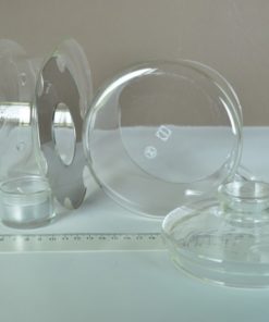 Theepot en theelicht van glas