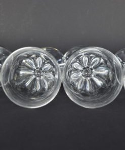 Glazen kristal, kleiner kleurloos - set van 4