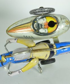 Opwindspeelgoed motorrijder met zijspan -blik