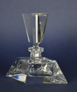 Parfumfles met grote stop - kristal