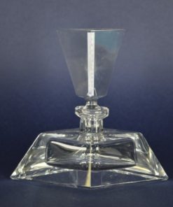 Parfumfles met grote stop - kristal