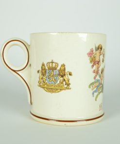 Antiek herdenkingsbeker Wilhelmina 1898