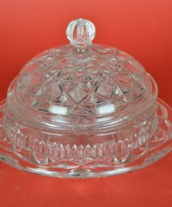 Bonbonnière met brede rand - glas