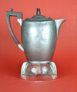 Theelicht van massief glas