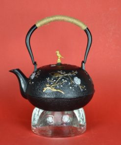 Theelicht van massief glas