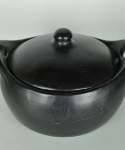 Koekenpan black pottery La Chamba Colombia - aardewerk