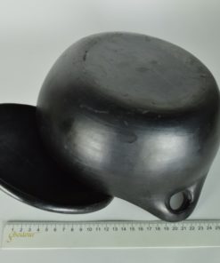Koekenpan black pottery La Chamba Colombia - aardewerk