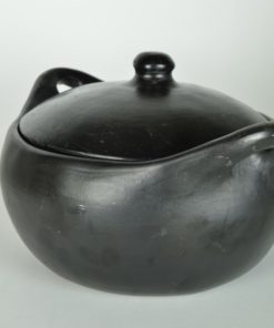 Koekenpan black pottery La Chamba Colombia - aardewerk