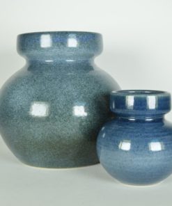 Vazen Pottery blauw geglazuurd aardewerk
