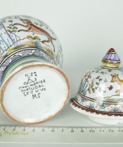 Vaas met deksel of gemberpot Conimbriga Portugal - aardewerk