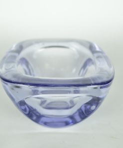 Zeepbak van paars glas