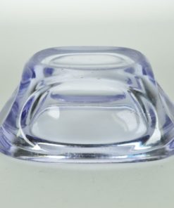 Zeepbak van paars glas