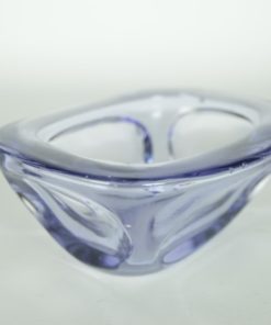 Zeepbak van paars glas