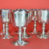 Verzilverde wijnkelken 1973 Barker Ellis