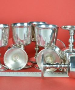 Verzilverde wijnkelken 1973 Barker Ellis