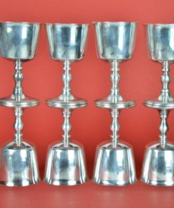 Verzilverde wijnkelken 1973 Barker Ellis