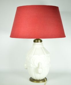 Tafellamp Bloemknop Art Deco - keramiek