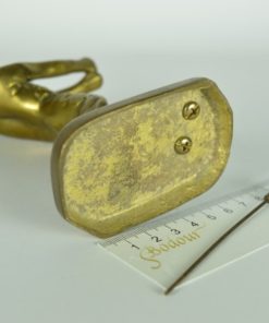 Golfspeler beeld van koper