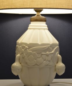 Tafellamp Bloemknop Art Deco - porselein