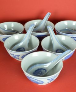 Chinese kom met sluierstaart vis - Chinees porselein