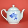 Theepot met Koi karper vintage - porselein