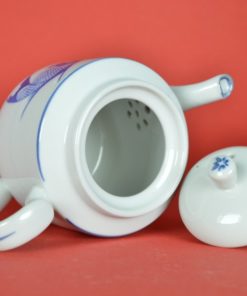 Theepot met Koi karper vintage - porselein
