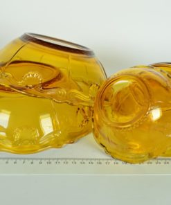 Glazen schalen Inwald Barock amber - 5 delig