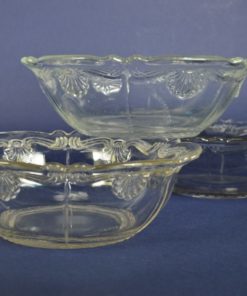 Glazen schalen Inwald Barock kleurloos - 3-delig groot