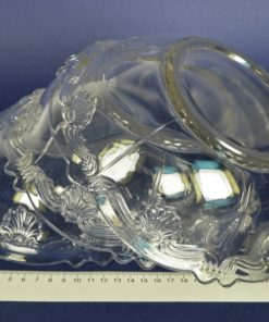 Glazen schalen Inwald Barock kleurloos - 3-delig groot