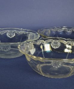 Glazen schalen Inwald Barock kleurloos - 3-delig groot