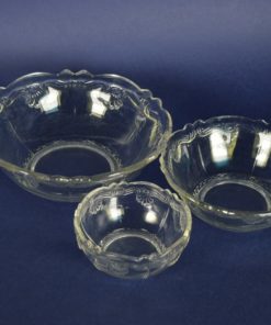Glazen schalen Inwald Barock kleurloos - 3-delig