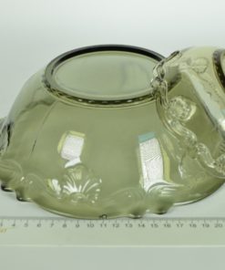 Glazen schalen Inwald Barock grijs - set van 2