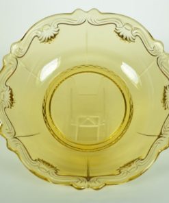 Glazen schaal Inwald Barock licht amber - groot