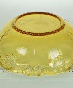 Glazen schaal Inwald Barock licht amber - groot