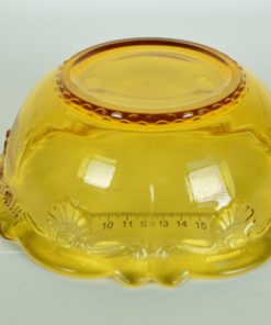 Glazen schaal Inwald Barock amber - klein