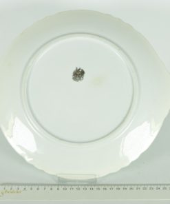 Taartbord turquoise faïence d’Onnaing - keramiek