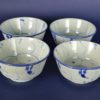 Chinese rijstkommen Qing porselein- set van 4