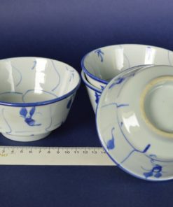 Chinese rijstkommen Qing porselein- set van 4