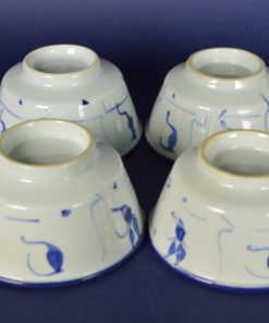Chinese rijstkommen Qing porselein- set van 4