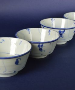 Chinese rijstkommen Qing porselein- set van 4