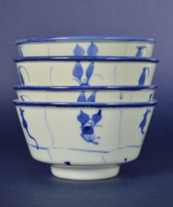 Chinese rijstkommen Qing porselein- set van 4