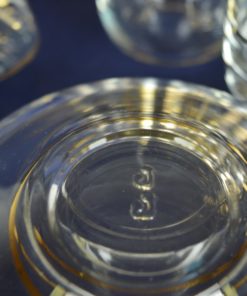 Turkse theeglazen met schoteltje - set van 4