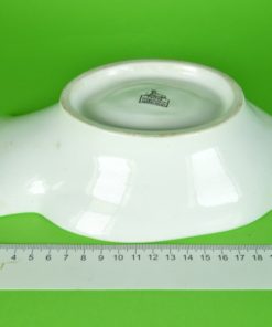 Puddingvorm vis Petrus Regout & Co Maastricht - wit keramiek