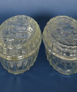 Botervloten met koe - kleurloos glas