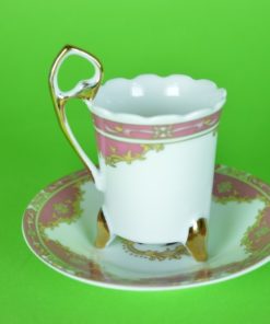 Kop en schotel Cameo Cabinet roze - porselein