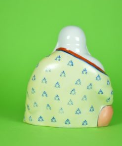 Lachende happy boeddha - porselein