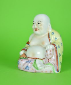 Lachende happy boeddha - porselein