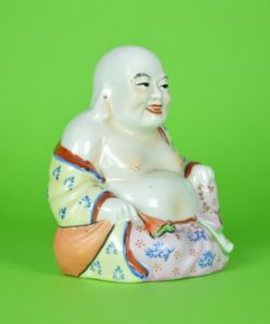 Lachende happy boeddha - porselein