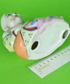 Lachende happy boeddha - porselein