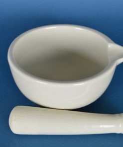 Apothekers vijzel en stamper - porselein